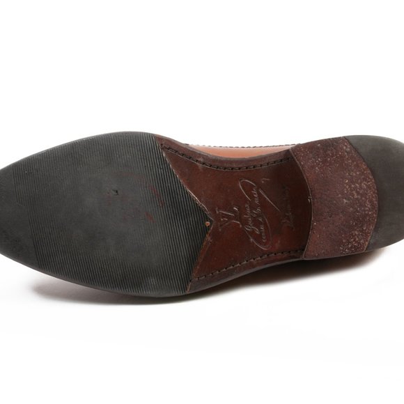 Louis Vuitton Brown Leather Cap Toe Oxford Shoes - Picture 7 of 7